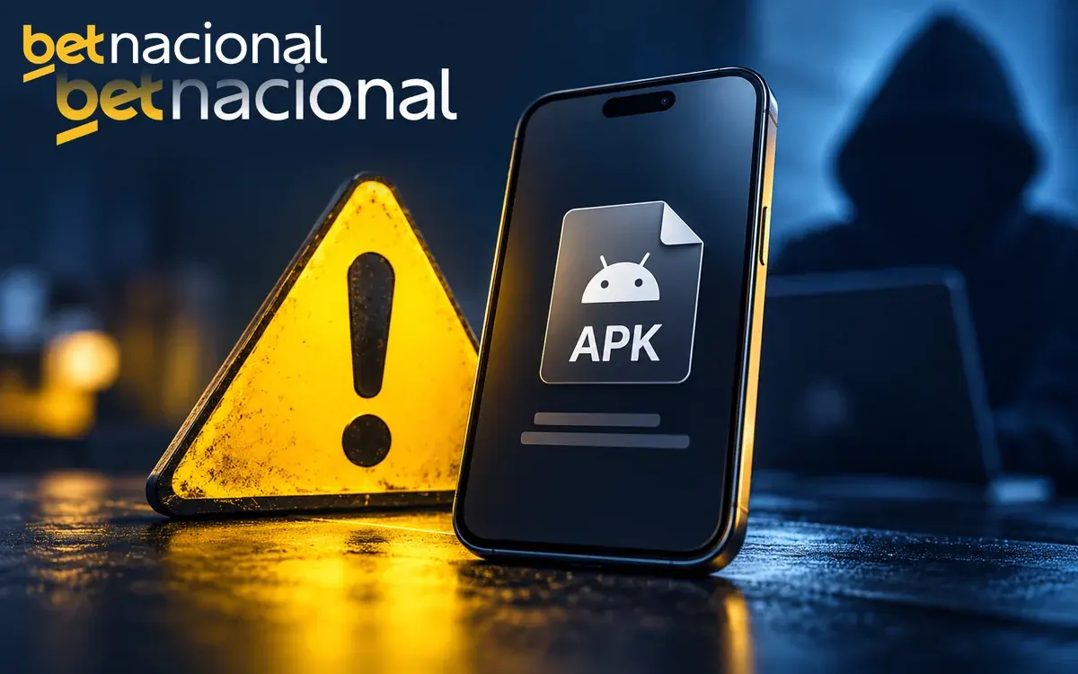 Alerta sobre instalação de arquivos APK de origem desconhecida