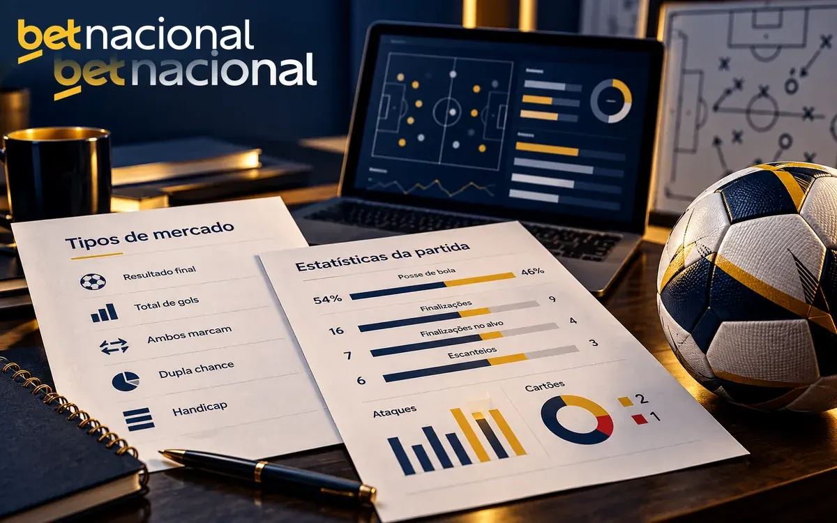 Explicação de mercados de apostas esportivas