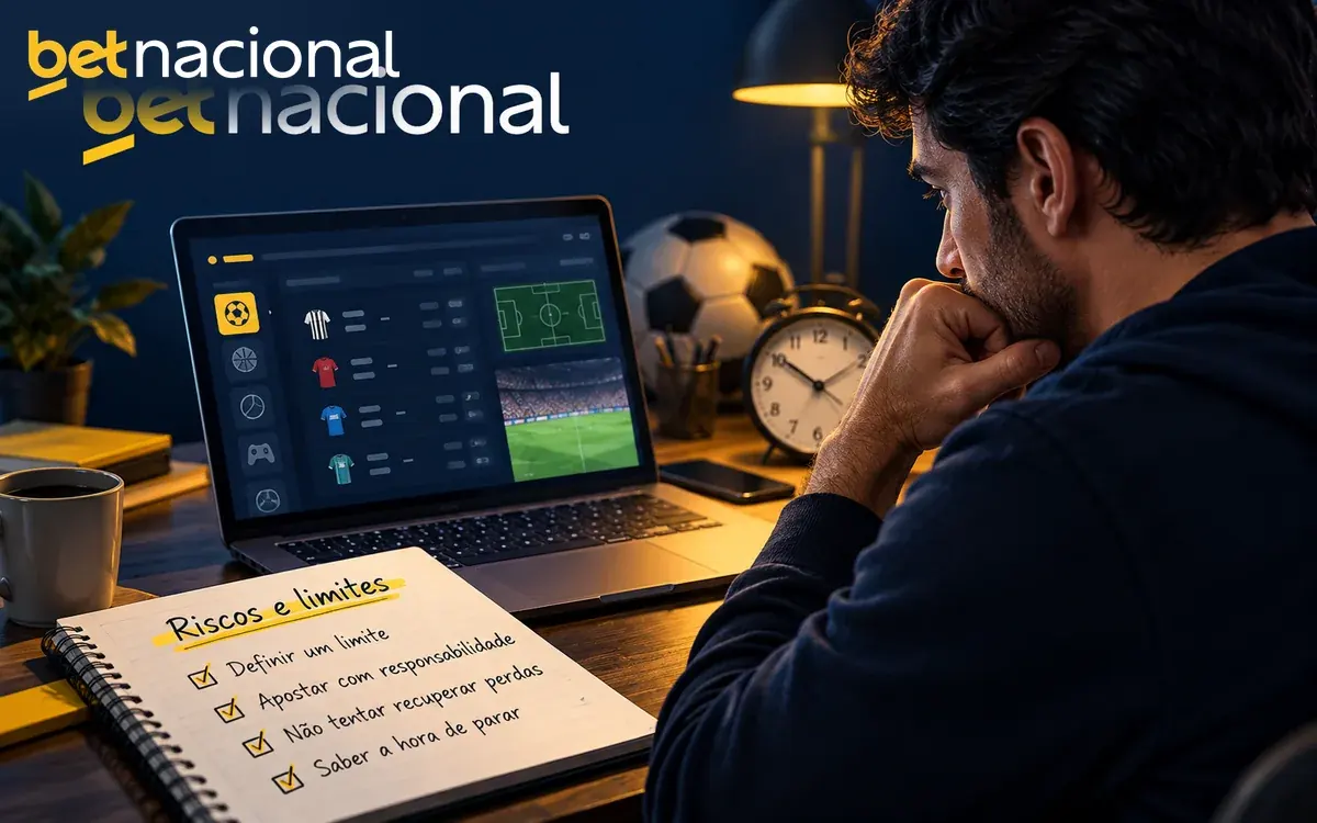 Atenção a riscos e limites em apostas esportivas